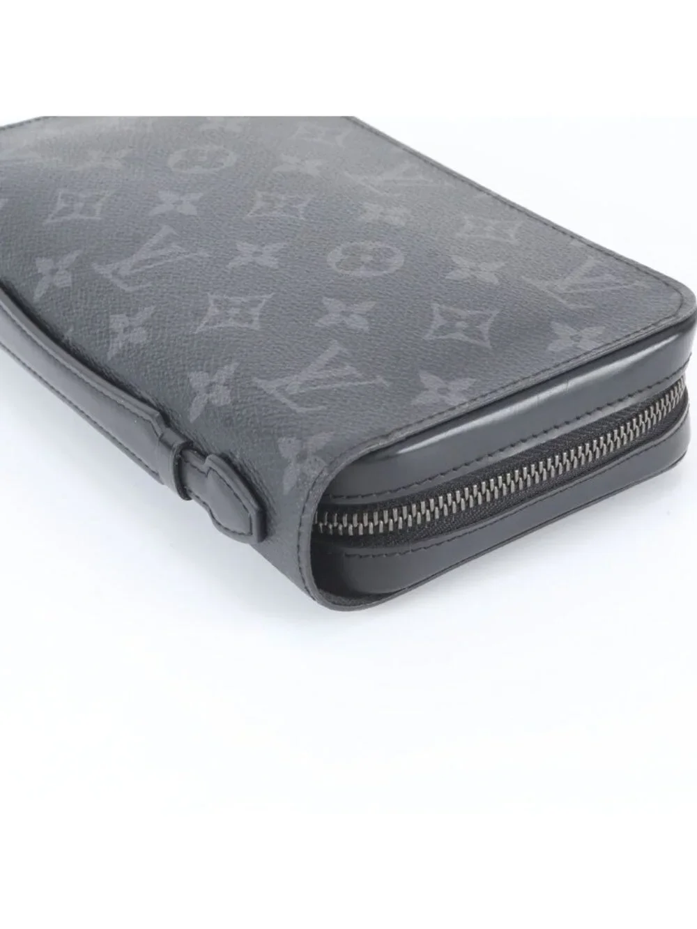Louis Vuitton Monogram Eclipse Zippy Leather Wallet